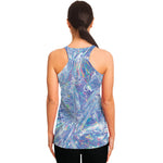 Holographic Artwork Print Women's Racerback Tank Top