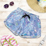 Holographic Artwork Print Women's Shorts