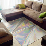 Holographic Foil Print Area Rug