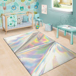 Holographic Foil Print Area Rug