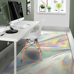 Holographic Foil Print Area Rug