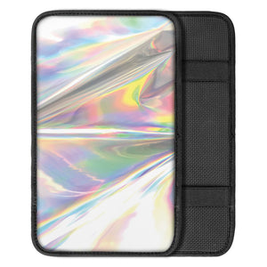 Holographic Foil Print Car Center Console Cover