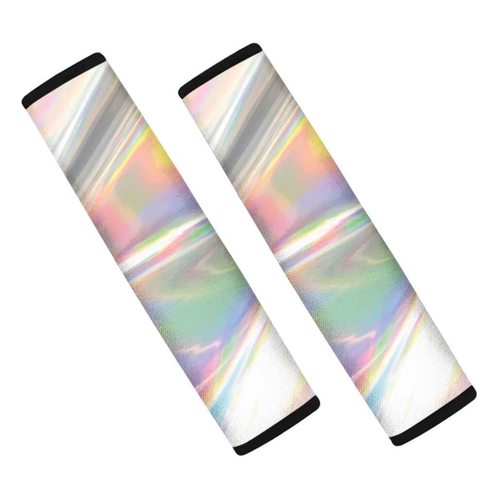 Holographic Foil Print Car Seat Belt Covers