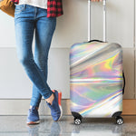 Holographic Foil Print Luggage Cover