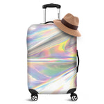 Holographic Foil Print Luggage Cover