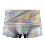 Holographic Foil Print Men's Boxer Briefs
