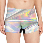 Holographic Foil Print Men's Boxer Briefs