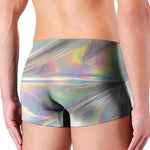 Holographic Foil Print Men's Boxer Briefs
