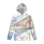 Holographic Art Print Pullover Hoodie