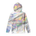 Holographic Art Print Pullover Hoodie