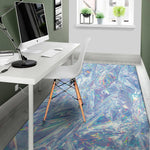 Holographic Texture Print Area Rug