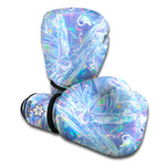 Holographic Texture Print Boxing Gloves