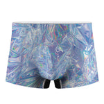 Holographic Texture Print Men's Boxer Briefs