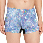 Holographic Texture Print Men's Boxer Briefs