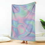 Holographic Waves Print Blanket