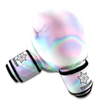 Holographic Waves Print Boxing Gloves