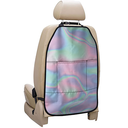 Holographic Waves Print Car Seat Organizers