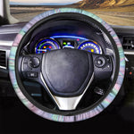 Holographic Waves Print Car Steering Wheel Cover
