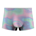 Holographic Waves Print Men's Boxer Briefs