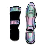 Holographic Waves Print Muay Thai Shin Guard