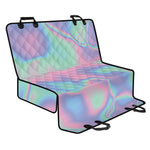 Holographic Waves Print Pet Car Back Seat Cover