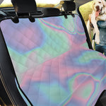 Holographic Waves Print Pet Car Back Seat Cover