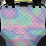 Holographic Waves Print Pet Car Back Seat Cover