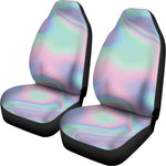 Holographic Waves Print Universal Fit Car Seat Covers