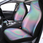 Holographic Waves Print Universal Fit Car Seat Covers