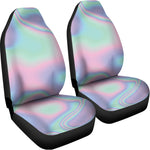 Holographic Waves Print Universal Fit Car Seat Covers