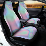 Holographic Waves Print Universal Fit Car Seat Covers
