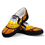 Holy Spirit Dove Stained Glass Print Black Slip On Shoes