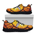 Holy Spirit Dove Stained Glass Print Black Running Shoes
