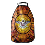 Holy Spirit Dove Stained Glass Print Car Seat Organizers