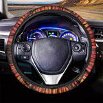 Holy Spirit Dove Stained Glass Print Car Steering Wheel Cover