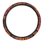 Holy Spirit Dove Stained Glass Print Car Steering Wheel Cover