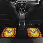 Holy Spirit Dove Stained Glass Print Front and Back Car Floor Mats