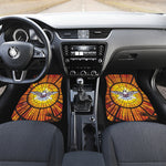 Holy Spirit Dove Stained Glass Print Front Car Floor Mats