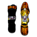 Holy Spirit Dove Stained Glass Print Muay Thai Shin Guard