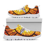 Holy Spirit Dove Stained Glass Print White Sneakers