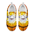 Holy Spirit Dove Stained Glass Print White Sneakers