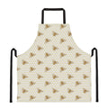 Honey Bee Hive Pattern Print Apron