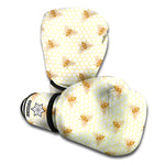 Honey Bee Hive Pattern Print Boxing Gloves