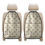 Honey Bee Hive Pattern Print Car Seat Organizers