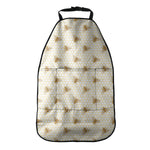 Honey Bee Hive Pattern Print Car Seat Organizers