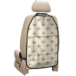 Honey Bee Hive Pattern Print Car Seat Organizers