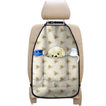 Honey Bee Hive Pattern Print Car Seat Organizers