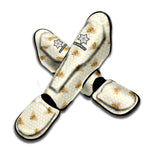 Honey Bee Hive Pattern Print Muay Thai Shin Guard
