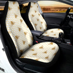Honey Bee Hive Pattern Print Universal Fit Car Seat Covers