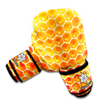 Honey Bee Hive Print Boxing Gloves